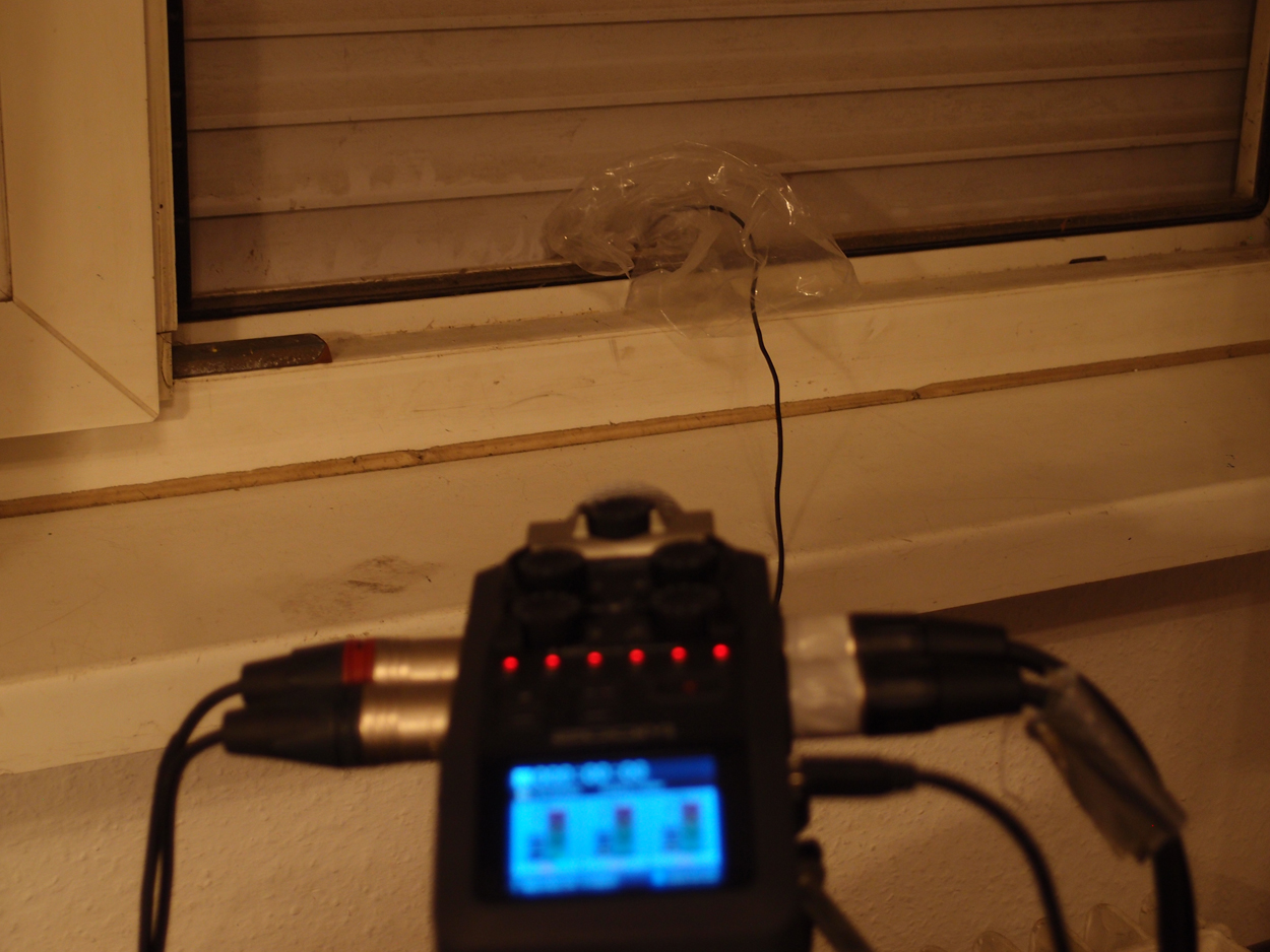 2019-06-06 Regen auf Fensterbänken